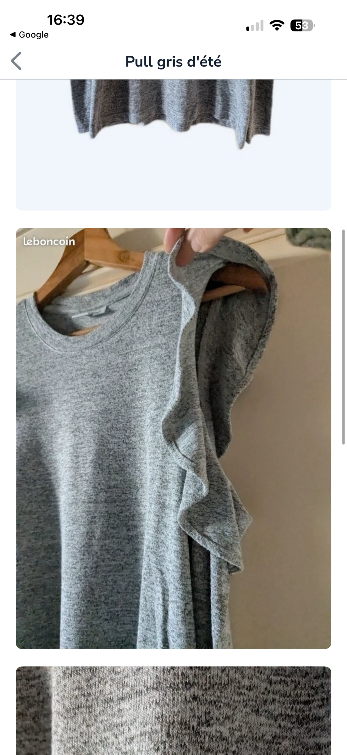 Gap, tres bonito top con hombros descubiertos, excelente estado, talla S – photo 8